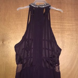 Purple homecoming dress
